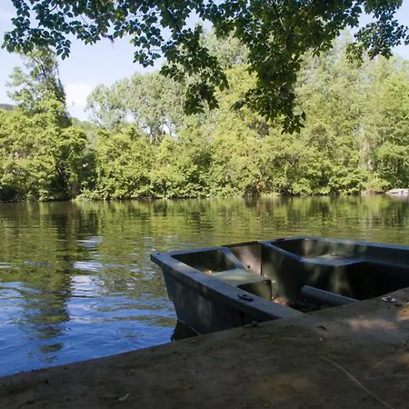 Le Des Berges - Piscine Chauffee & Ponton Prive - En Bordure De La Riviere Aveyron Chalet *